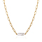 Stainless Steel Natural Howlite Necklaces for Women