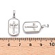 Подвески из латуни и ракушек KK-N254-207P-3