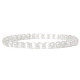 Эластичный браслет с круглыми бусинами и кошачьим глазом SF8562-27-1-1