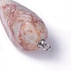 Кулоны из натурального красного камня G-E541-10J-3