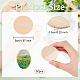 Неокрашенные деревянные кабошоны WOOD-WH0026-06B-2