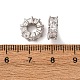 Латунные микро проложить кубического циркония бусы KK-CJC0013-06P-RS-3