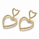 Серьги-гвоздики из латуни KK-N232-103-NF-1