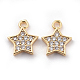 Латунь подвески циркония кубической X-KK-S348-439-2