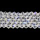 Прозрачные стеклянные бусины гальваническим пряди GLAA-F029-4mm-D13-1