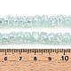 Светящиеся стеклянные бусины ручной работы из серебряной фольги FOIL-N029-02B-05-5