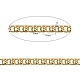Цепи латунные овальные звенья 1м CHC-SZ0001-51-7