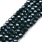 Стеклянные бусины с гальваническим покрытием  EGLA-A044-P3mm-A12