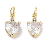 Латунные микро проложить кубического циркония подвески KK-C051-05G-03