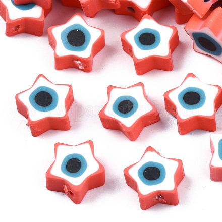 Бусины из полимерной глины  CLAY-T019-09G-1
