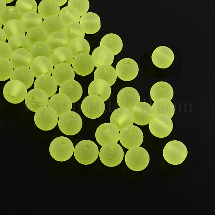 Прозрачные акриловый шар бисером FACR-R021-6mm-07-1