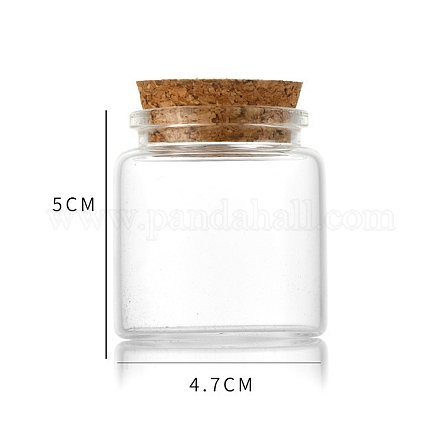 Стеклянная бутылка CON-WH0085-73A-1