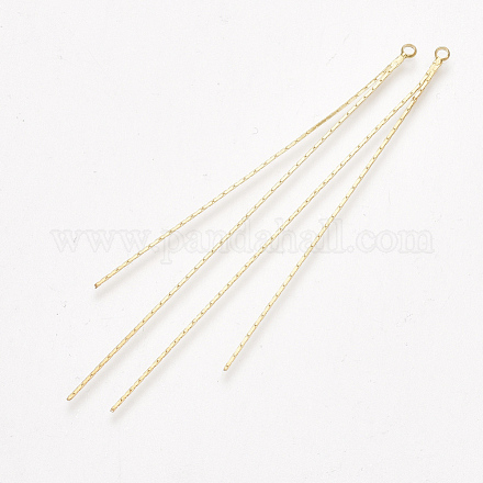 Латунная цепочка кисточка большие подвески KK-T035-130G-1