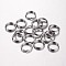 Tarnish Resistant 304 Stainless Steel Split Rings, Double Loops Jump Rings, Stainless Steel Color, 10x1.5mm, Inner Diameter: 8mm