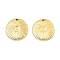 304 Stainless Steel Pendant Cabochon Settings, Flat Round, Real 18K Gold Plated, Tray: 4mm, 19.5x18.5x2mm, Hole: 1.5mm