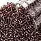 TOHO Round Seed Beads, Japanese Seed Beads, (26B) Silver Lined Medium Amethyst, 11/0, 2.2mm, Hole: 0.8mm, about 1110pcs/bottle, 10g/bottle