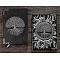 3D Embossed PU Leather Notebook, A5 Sun & Tree of Life Pattern Journal, for School Office Supplies, Antique Silver, 215x145mm