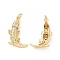 Brass Micro Pave Cubic Zirconia Pendants, Cadmium Free & Lead Free, Crocodile Charms, with Jump Ring, Golden, 23x15.5x5mm, Hole: 3mm