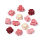 Synthetic Coral Beads, Mixed Shapes, Mixed Color, 8~11.5x8~13x5~11mm, Hole: 1.4mm