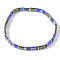 Vintage Ethnic Style Glass Seed Beads Stretch Bracelets for Women, Rectangle, Mixed Color, Inner Diameter: 6-1/4 inch(16cm)~6-1/2 inch(16.5cm)