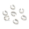 Non-Tarnish 304 Stainless Steel Quick Link Connectors, Oval, Stainless Steel Color, 8x7x2.5mm, Inner Diameter: 6x5mm