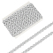 FINGERINSPIRE 11 Yards Silver Metallic Braid Trim by The Yard 0.4