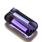 K9 Glass, Imitation Austrian Crystal Beads, Grade AAA, Faceted, Rectangle, DarkSlate Blue, 4.55x8x3mm, Hole: 0.7~0.9mm
