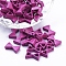 Spray Painted Alloy Multi-Strand Links, For Tile Elastic Bracelets Making, Bowknot, Purple, 13x8x3.5mm, Hole: 1mm