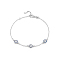 S925 Silver Devil Eye Bracelet with Full Diamond Eyes Series