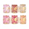 Brass Glass Rhinestone Sew on Rhinestones, Faceted, Rectangle, Golden, 15x11x6.5mm, Hole: 1mm