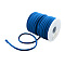 Soft Nylon Cord, Flat, Royal Blue, 5x3mm, about 21.87 yards(20m)/roll