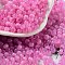 Glass Seed Beads, Imitation Cat Eye, Rondelle, Pearl Pink, 4x3.3mm, Hole: 1.4mm