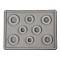 Flocking PE Bead Design Boards, Bracelet Design Board, with Graduated Measurements, DIY Beading Jewelry Making Tray, Rectangle, Dark Gray, 26x34.8x1.7cm