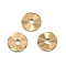 Ion Plating(IP) 304 Stainless Steel Charms, Flat Round Charm, Golden, 7x1mm, Hole: 1.8mm