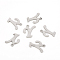 Non-Tarnish 201 Stainless Steel Pendants, Laser Cut, Letter, Stainless Steel Color, Letter.Y: 14x11x1.2mm, Hole: 1mm