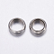 Tarnish Resistant 304 Stainless Steel Beads, Rondelle, Stainless Steel Color, 8x2.5mm, Hole: 6mm