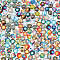 1 Bag Printed Glass Cabochons, for DIY Jewelry Making, Half Round with Mixed Patterns, Mixed Color, 12x5mm, 200pcs/bag, 1 bag/box