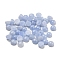 Synthetic Blue Lace Agate Cabochons, Half Round, 4x2~2.5mm