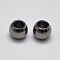 Brass Beads, Lead Free & Nickel Free & Cadmium Free, Solid Round, Gunmetal, 4mm, Hole: 1.5~2mm