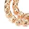 Electroplate Non-magnetic Synthetic Hematite Bead Strands, Buddha, Light Gold Plated, 10x9x7mm, Hole: 1mm, about 40pcs/strand, 15.7 inch