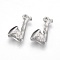 Tarnish Resistant 201 Stainless Steel Pendants, Pipe, Stainless Steel Color, 16x8.5x3mm, Hole: 1.5mm