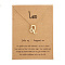 Twelve Constellations Alloy Pendant Necklaces, Golden, Leo, 15.75 inch(40cm)