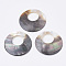Black Lip Shell Pendants, Donut, 50x1.5mm, Hole: 1.5mm