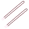 2 Stands Faceted Stone Beads 3mm Natural Garnet Beads Stands About 218Pcs Gemstone Loose Beads Red Mini Round Spacer Beads for Bracelet Necklace Earring Jewelry Making