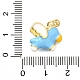 Латунь эмаль подвески KK-C087-09G-01-3