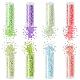 80 г 8 цвета краски для выпечки стеклянные бусины SEED-YW0002-47-1