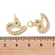 Латунные микропаве прозрачные подвески с фианитом KK-B083-33E-G-3