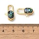 Латунные эмалированные застежки-лобстеры KK-K385-015G-4
