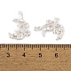 Латунные микропаве прозрачные подвески с фианитом KK-L212-23S-3