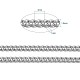 Латунные витой цепочки CHC010Y-NFK-6